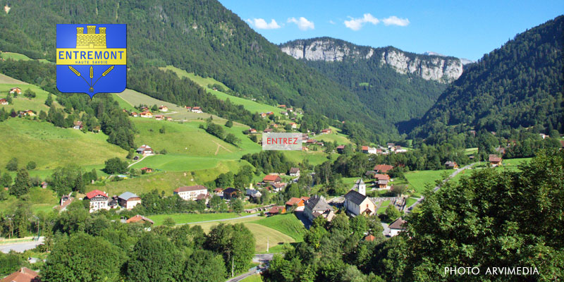 Entremont - Glières Val de Borne proche de la Clusaz et du Grand Bornand, village de vacances situé en Haute Savoie photo arvimedia