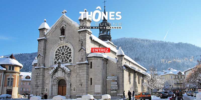 La ville de Thônes est Située à 20 km de la ville d'Annecy et 10 km des stations de ski de La Clusaz et du Grand Bornand. arvimedia