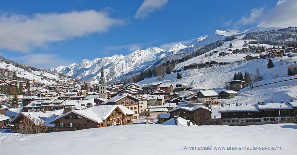 Station de ski de Haute Savoie photo arvimedia