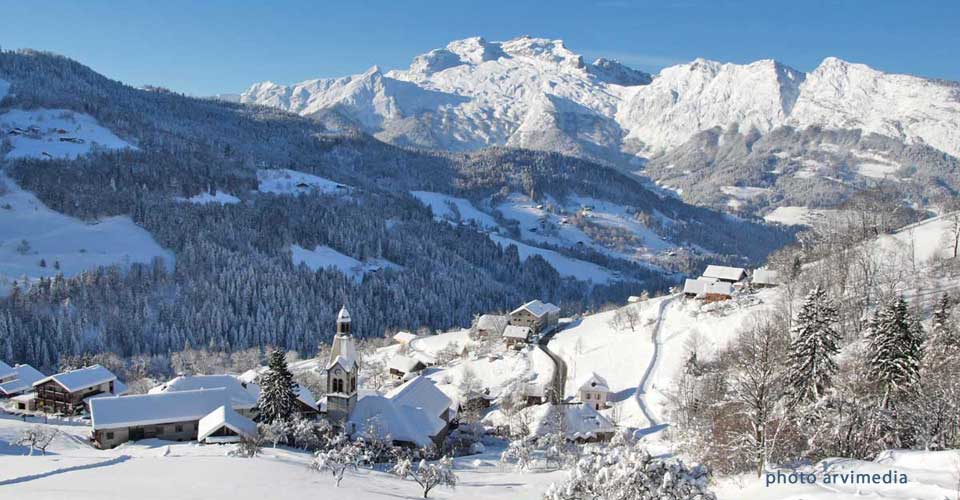 Manigod La Croix Fry Merdassier Station de Ski Haute Savoie